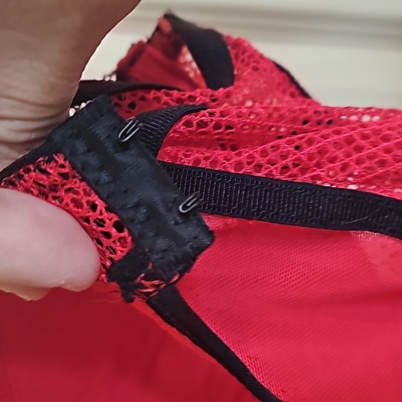 BCBG red bodysuit lingerie size Medium EUC - Picture 5 of 7